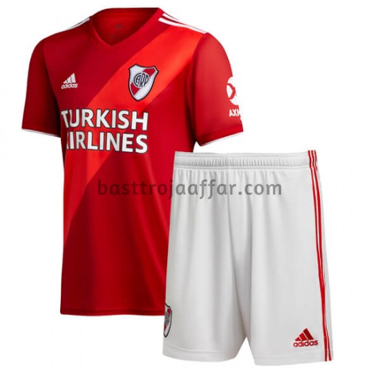 CA River Plate Barn Borta Fotbollströja 2021-2022 Kortärmad