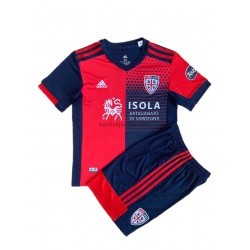 Cagliari Barn Hemma Fotbollströja 2021-2022 Kortärmad