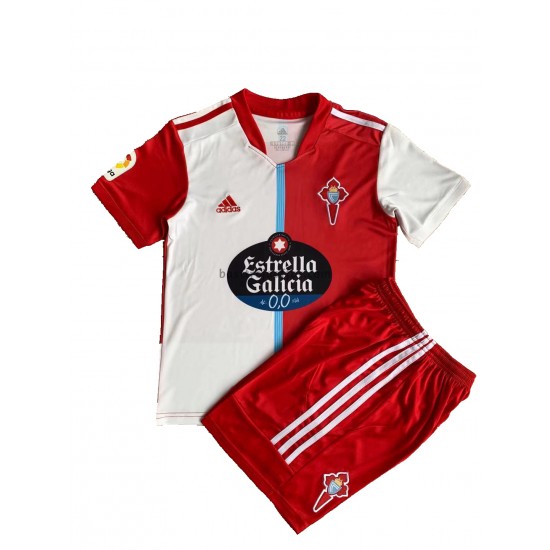 Celta de Vigo Barn Borta Fotbollströja 2021-2022 Kortärmad