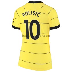 Chelsea Christian Pulisic 10 Dam Borta Fotbollströja 2021-2022 Kortärmad