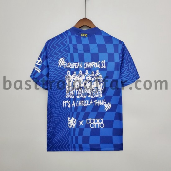Chelsea Graffiti Hemma Fotbollströja 2021-2022 Kortärmad