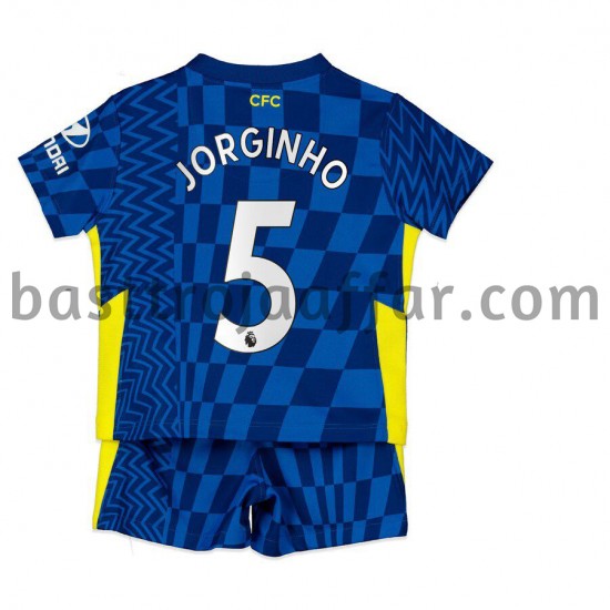 Chelsea Jorginho 5 Barn Hemma Fotbollströja 2021-2022 Kortärmad