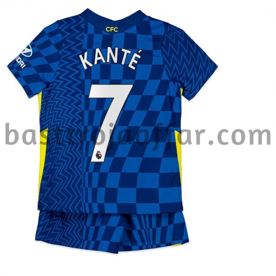 Chelsea Kante 7 Barn Hemma Fotbollströja 2021-2022 Kortärmad