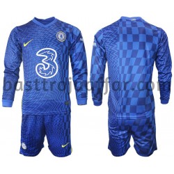 Chelsea Barn Hemma Fotbollströja 2021-2022 Långärmad