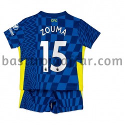 Chelsea Kurt Zouma 15 Barn Hemma Fotbollströja 2021-2022 Kortärmad Chelsea Kurt Zouma 15 Barn Hemma Fotbollströja 2021-2022 Kortärmad
