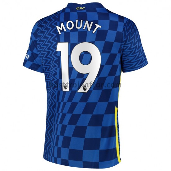 Chelsea Mason Mount 19 Hemma Fotbollströja 2021-2022 Kortärmad