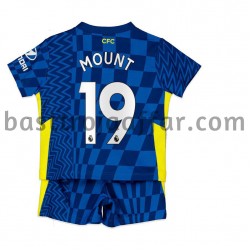 Chelsea Mason Mount 19 Barn Hemma Fotbollströja 2021-2022 Kortärmad