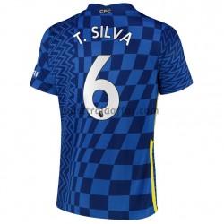 Chelsea T. Silva 6 Hemma Fotbollströja 2021-2022 Kortärmad Chelsea T. Silva 6 Hemma Fotbollströja 2021-2022 Kortärmad