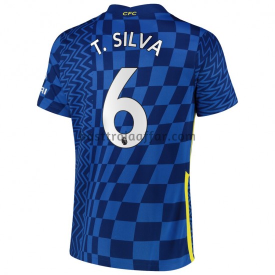 Chelsea T. Silva 6 Hemma Fotbollströja 2021-2022 Kortärmad