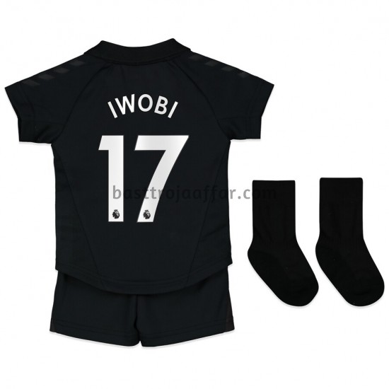 Everton Alex Iwobi 17 Barn Borta Fotbollströja 2021-2022 Kortärmad