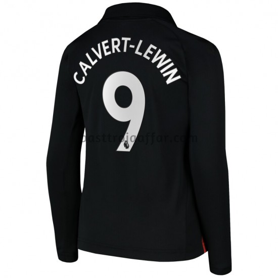 Everton Dominic Calvert-Lewin 9 Borta Fotbollströja 2021-2022 Långärmad