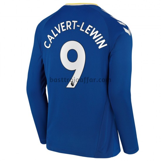 Everton Dominic Calvert-Lewin 9 Hemma Fotbollströja 2021-2022 Långärmad