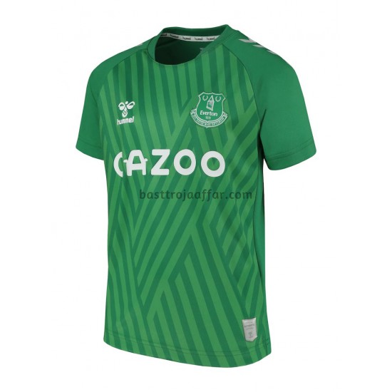 Everton Målvakt Borta Fotbollströja 2021-2022 Kortärmad