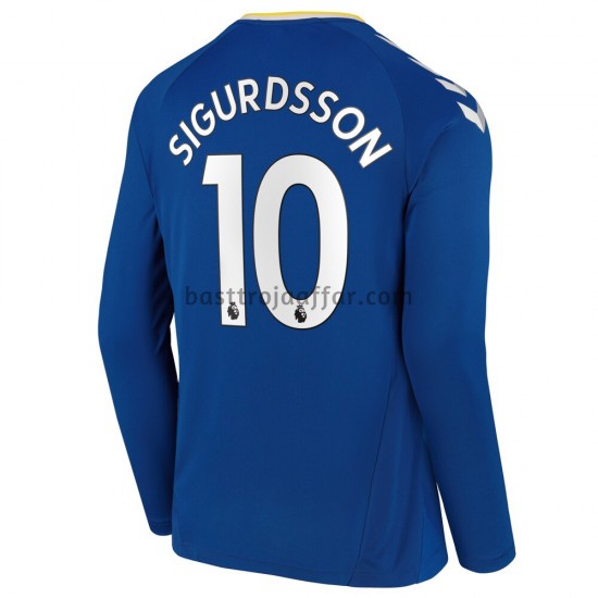 Everton Gylfi Sigurosson 10 Hemma Fotbollströja 2021-2022 Långärmad