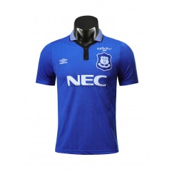 Everton Retro Hemma Fotbollströja 1995 Kortärmad