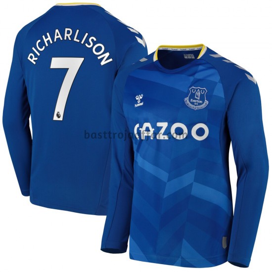 Everton Richarlison 7 Hemma Fotbollströja 2021-2022 Långärmad