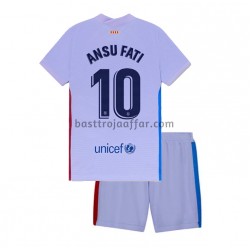 FC Barcelona Ansu Fati 10 Barn Borta Fotbollströja 2021-2022 Kortärmad FC Barcelona Ansu Fati 10 Barn Borta Fotbollströja 2021-2022 Kortärmad