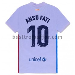 FC Barcelona Ansu Fati 10 Borta Fotbollströja 2021-2022 Kortärmad FC Barcelona Ansu Fati 10 Borta Fotbollströja 2021-2022 Kortärmad
