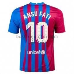 FC Barcelona Ansu Fati 10 Hemma Fotbollströja 2021-2022 Kortärmad FC Barcelona Ansu Fati 10 Hemma Fotbollströja 2021-2022 Kortärmad