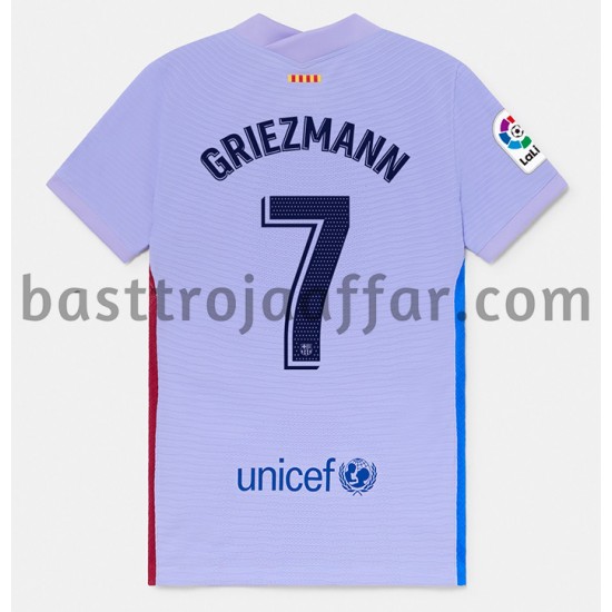 FC Barcelona Antoine Griezmann 7 Borta Fotbollströja 2021-2022 Kortärmad