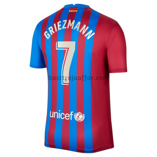 FC Barcelona Antoine Griezmann 7 Hemma Fotbollströja 2021-2022 Kortärmad