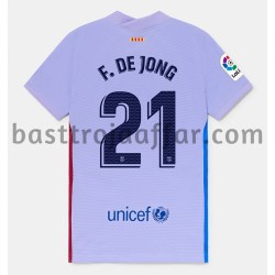 FC Barcelona Frenkie de Jong 21 Borta Fotbollströja 2021-2022 Kortärmad