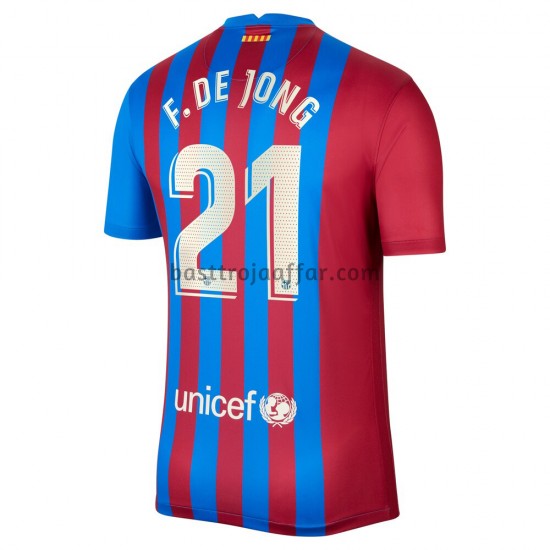 FC Barcelona Frenkie de Jong 21 Hemma Fotbollströja 2021-2022 Kortärmad