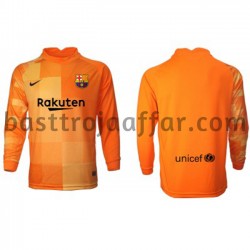 FC Barcelona Målvakt Hemma Fotbollströja 2021-2022 Långärmad FC Barcelona Målvakt Hemma Fotbollströja 2021-2022 Långärmad