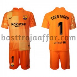 FC Barcelona Målvakt Ter Stegen 1 Barn Hemma Fotbollströja 2021-2022 Kortärmad FC Barcelona Målvakt Ter Stegen 1 Barn Hemma Fotbollströja 2021-2022 Kortärmad
