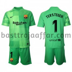 FC Barcelona Målvakt Ter Stegen 1 Barn Tredje Fotbollströja 2021-2022 Kortärmad FC Barcelona Målvakt Ter Stegen 1 Barn Tredje Fotbollströja 2021-2022 Kortärmad