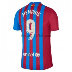 FC Barcelona Memphis Depay 9 Hemma Fotbollströja 2021-2022 Kortärmad FC Barcelona Memphis Depay 9 Hemma Fotbollströja 2021-2022 Kortärmad