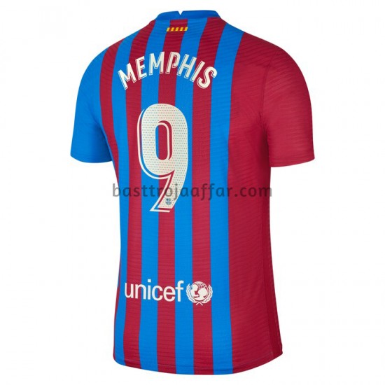 FC Barcelona Memphis Depay 9 Hemma Fotbollströja 2021-2022 Kortärmad