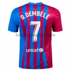 FC Barcelona O. Dembele 7 Hemma Fotbollströja 2021-2022 Kortärmad FC Barcelona O. Dembele 7 Hemma Fotbollströja 2021-2022 Kortärmad