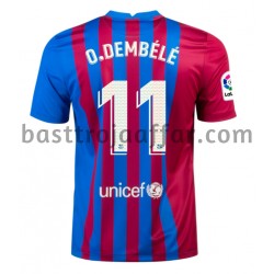 FC Barcelona Ousmane Dembele 11 Hemma Fotbollströja 2021-2022 Kortärmad FC Barcelona Ousmane Dembele 11 Hemma Fotbollströja 2021-2022 Kortärmad