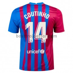 FC Barcelona Philippe Coutinho 14 Hemma Fotbollströja 2021-2022 Kortärmad FC Barcelona Philippe Coutinho 14 Hemma Fotbollströja 2021-2022 Kortärmad