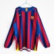 FC Barcelona Retro Hemma Fotbollströja 2005-2006 Långärmad