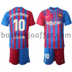 FC Barcelona Ronaldinho 10 Barn Hemma Fotbollströja 2021-2022 Långärmad FC Barcelona Ronaldinho 10 Barn Hemma Fotbollströja 2021-2022 Långärmad