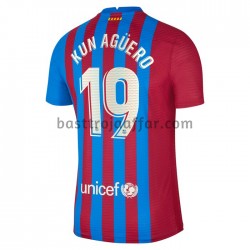 FC Barcelona Sergio Agüero 19 Hemma Fotbollströja 2021-2022 Kortärmad