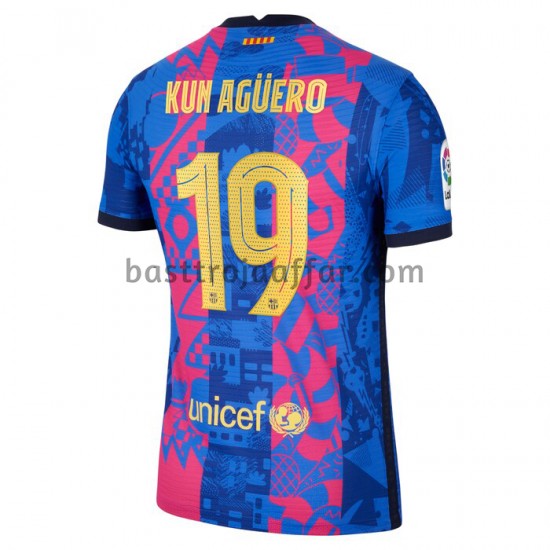 FC Barcelona Sergio Agüero 19 Tredje Fotbollströja 2021-2022 Kortärmad