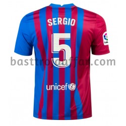 FC Barcelona Sergio Busquets 5 Hemma Fotbollströja 2021-2022 Kortärmad FC Barcelona Sergio Busquets 5 Hemma Fotbollströja 2021-2022 Kortärmad
