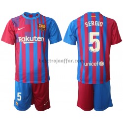 FC Barcelona Sergio Busquets 5 Barn Hemma Fotbollströja 2021-2022 Kortärmad FC Barcelona Sergio Busquets 5 Barn Hemma Fotbollströja 2021-2022 Kortärmad