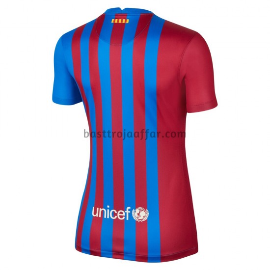FC Barcelona Dam Hemma Fotbollströja 2021-2022 Kortärmad