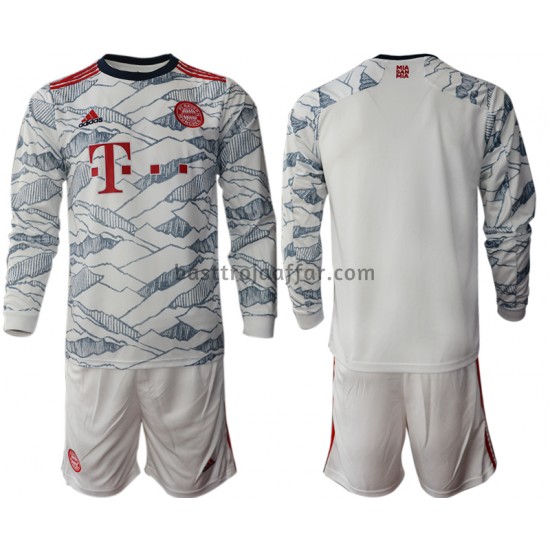 FC Bayern München Barn Tredje Fotbollströja 2021-2022 Långärmad