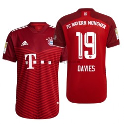 FC Bayern München Alphonso Davies 19 Hemma Fotbollströja 2021-2022 Kortärmad