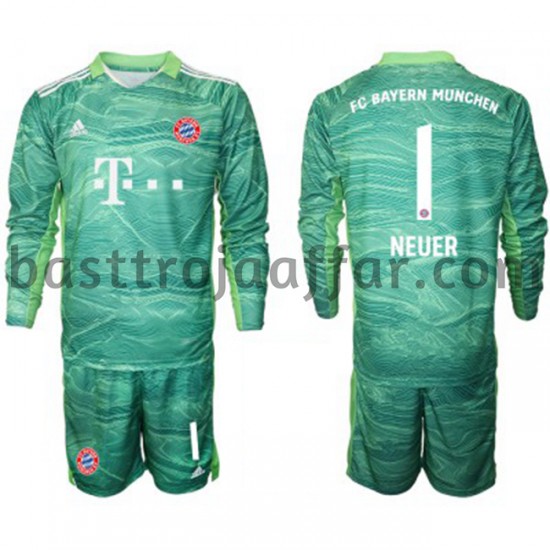 FC Bayern München Målvakt Manuel Neuer 1 Barn Tredje Fotbollströja 2021-2022 Långärmad