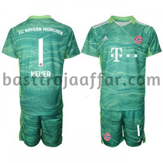 FC Bayern München Målvakt Manuel Neuer 1 Barn Tredje Fotbollströja 2021-2022 Kortärmad