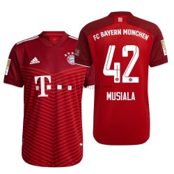 FC Bayern München Jamal Musiala 42 Hemma Fotbollströja 2021-2022 Kortärmad
