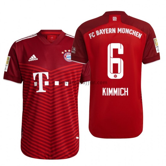 FC Bayern München Joshua Kimmich 6 Hemma Fotbollströja 2021-2022 Kortärmad