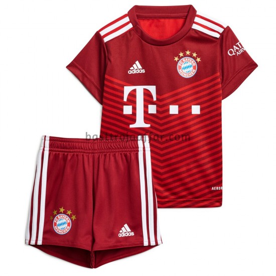 FC Bayern München Barn Hemma Fotbollströja 2021-2022 Kortärmad