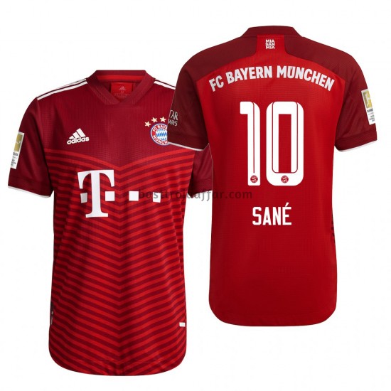 FC Bayern München Leroy Sane 10 Hemma Fotbollströja 2021-2022 Kortärmad